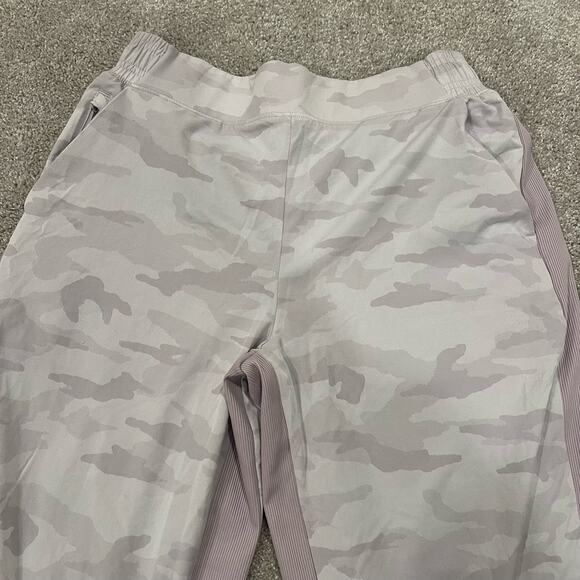 Athleta Women's Pull On Streth Brookyn Lined Jogger Purple Camo Size 8 - Picture 4 of 11
